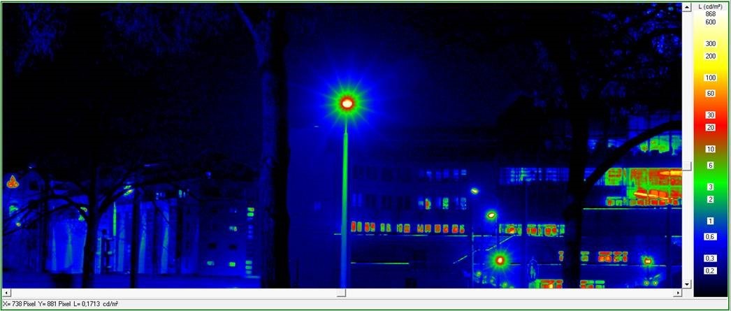 Messung Außenbeleuchtung